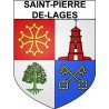 Saint-Pierre-de-Lages 31 ville Stickers blason autocollant adhésif