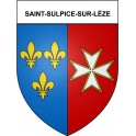 Stickers coat of arms Bazas adhesive sticker