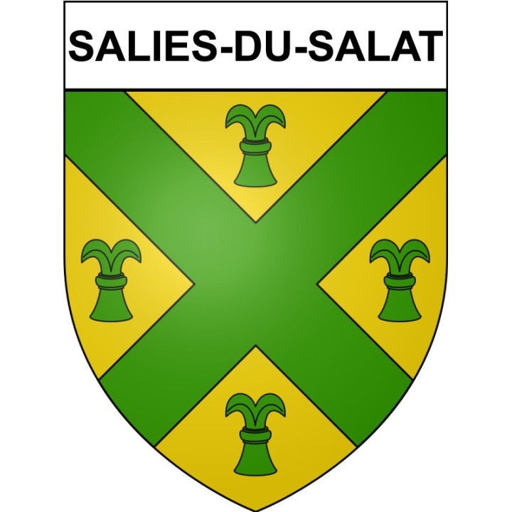 Stickers coat of arms Bazas adhesive sticker