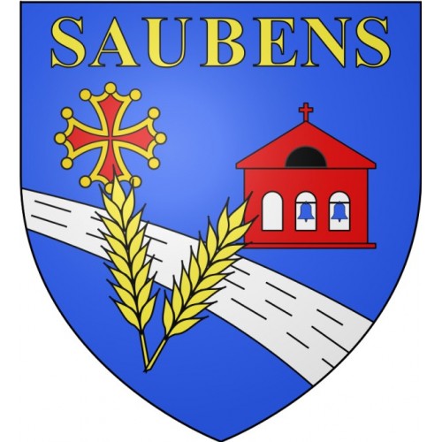 Saubens 31 ville Stickers blason autocollant adhésif