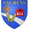 Saubens 31 ville Stickers blason autocollant adhésif
