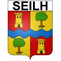 Stickers coat of arms Bazas adhesive sticker