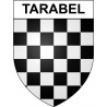 Stickers coat of arms Bazas adhesive sticker