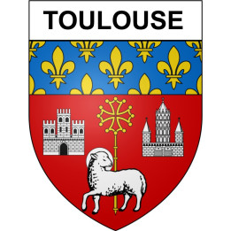 Stickers coat of arms Bazas adhesive sticker