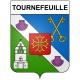 Stickers coat of arms Bazas adhesive sticker