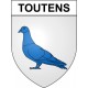 Stickers coat of arms Bazas adhesive sticker