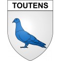 Bazas Sticker wappen, gelsenkirchen, augsburg, klebender aufkleber