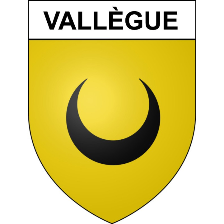 Vallègue 31 ville Stickers blason autocollant adhésif