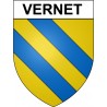 Vernet 31 ville Stickers blason autocollant adhésif