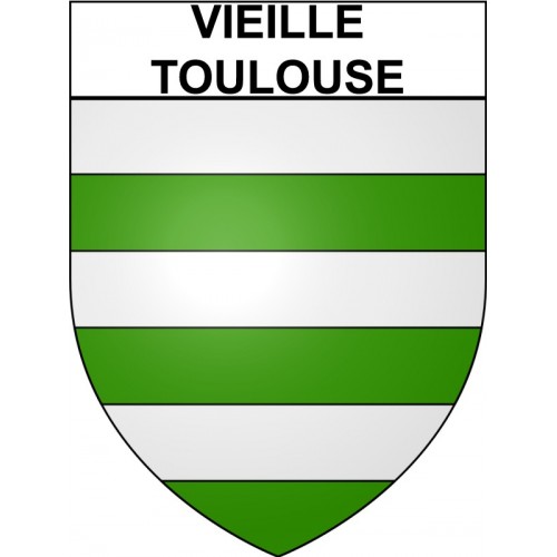 Vieille-Toulouse 31 ville Stickers blason autocollant adhésif