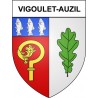 Vigoulet-Auzil 31 ville Stickers blason autocollant adhésif