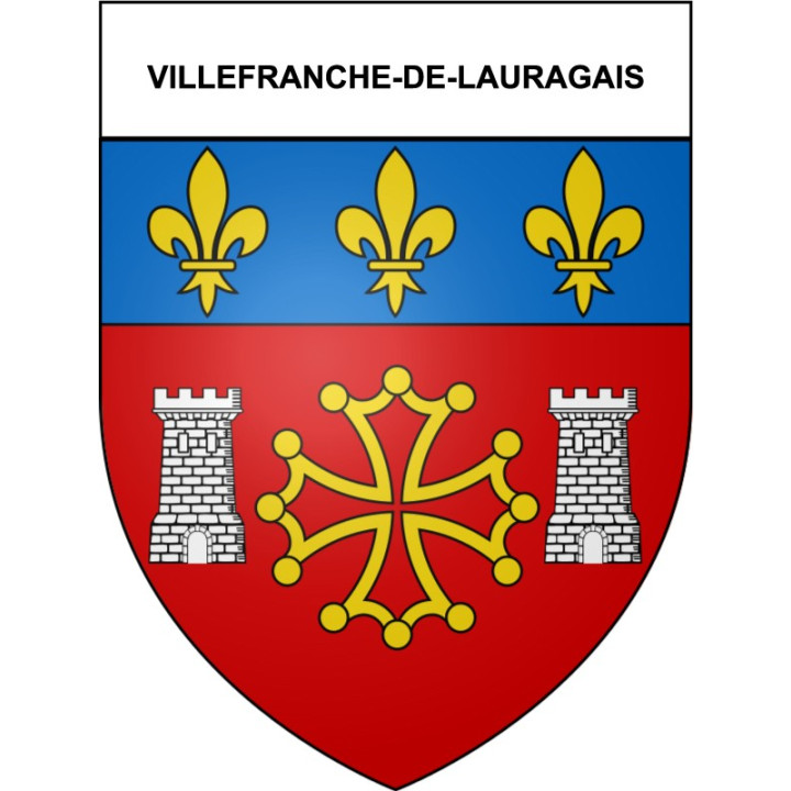 Stickers coat of arms Bazas adhesive sticker