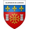 Villefranche-de-Lauragais 31 ville Stickers blason autocollant adhésif
