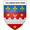Villemur-sur-Tarn 31 ville Stickers blason autocollant adhésif