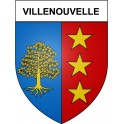 Villenouvelle 31 ville Stickers blason autocollant adhésif