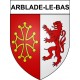Arblade-le-Bas 32 ville Stickers blason autocollant adhésif