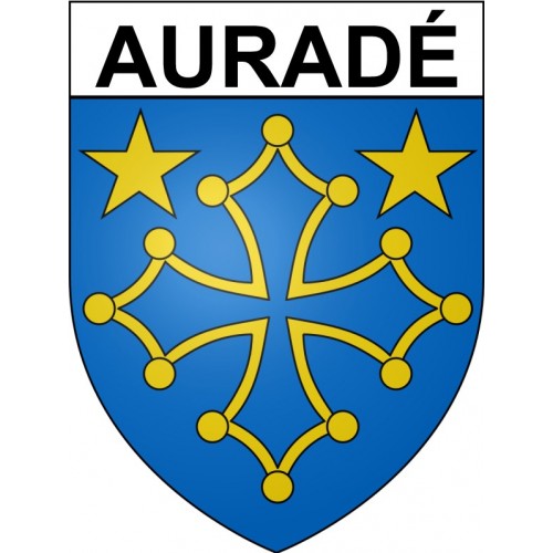 Stickers coat of arms Bazas adhesive sticker