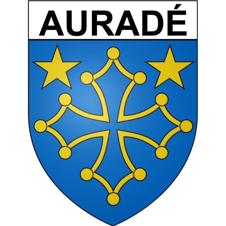 Stickers coat of arms Bazas adhesive sticker