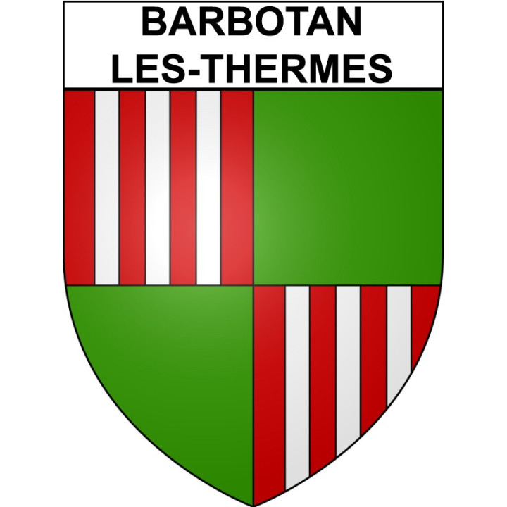 Stickers coat of arms Bazas adhesive sticker