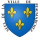 Beaumarchés  32 ville Stickers blason autocollant adhésif