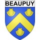 Beaupuy 32 ville Stickers blason autocollant adhésif