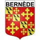 Bernède 32 ville Stickers blason autocollant adhésif