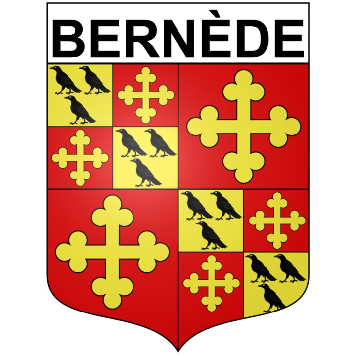 Stickers coat of arms Bazas adhesive sticker