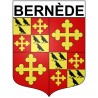 Adesivi stemma Bernède adesivo