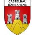 Stickers coat of arms Bazas adhesive sticker