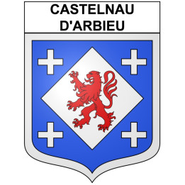 Castelnau-d'Arbieu 32 ville Stickers blason autocollant adhésif