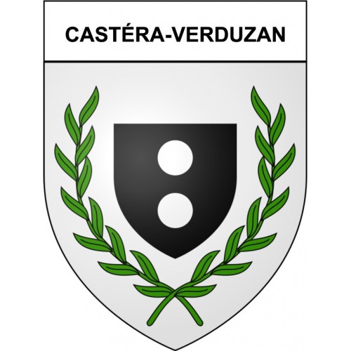 Stickers coat of arms Bazas adhesive sticker