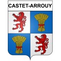 Stickers coat of arms Bazas adhesive sticker
