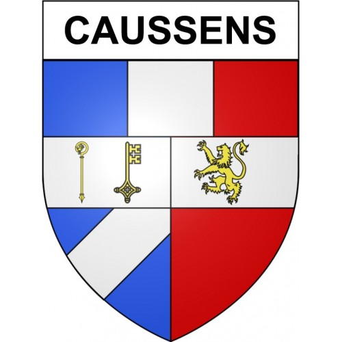 Stickers coat of arms Bazas adhesive sticker