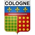 Stickers coat of arms Bazas adhesive sticker