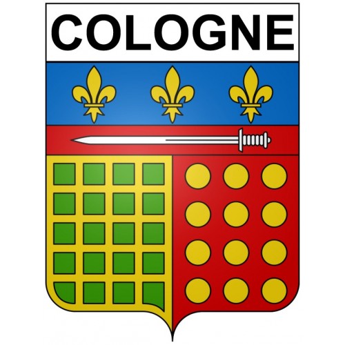 Stickers coat of arms Bazas adhesive sticker