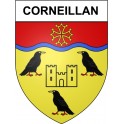 Corneillan 32 ville Stickers blason autocollant adhésif