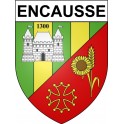 Encausse 32 ville Stickers blason autocollant adhésif