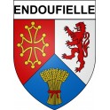 Endoufielle 32 ville Stickers blason autocollant adhésif
