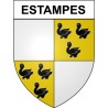 Stickers coat of arms Bazas adhesive sticker