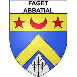 Faget-Abbatial 32 ville Stickers blason autocollant adhésif