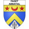 Faget-Abbatial 32 ville Stickers blason autocollant adhésif