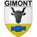 Stickers coat of arms Bazas adhesive sticker