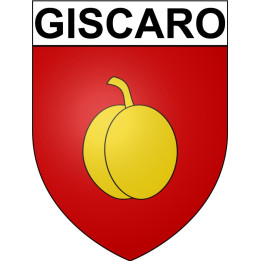 Stickers coat of arms Bazas adhesive sticker