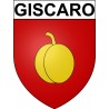 Giscaro 32 ville Stickers blason autocollant adhésif