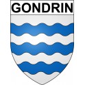Stickers coat of arms Bazas adhesive sticker