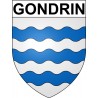 Gondrin 32 ville Stickers blason autocollant adhésif
