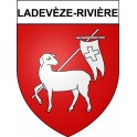 Ladevèze-Rivière 32 ville Stickers blason autocollant adhésif