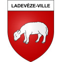 Stickers coat of arms Bazas adhesive sticker