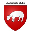 Ladevèze-Ville 32 ville Stickers blason autocollant adhésif