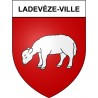 Ladevèze-Ville 32 ville Stickers blason autocollant adhésif